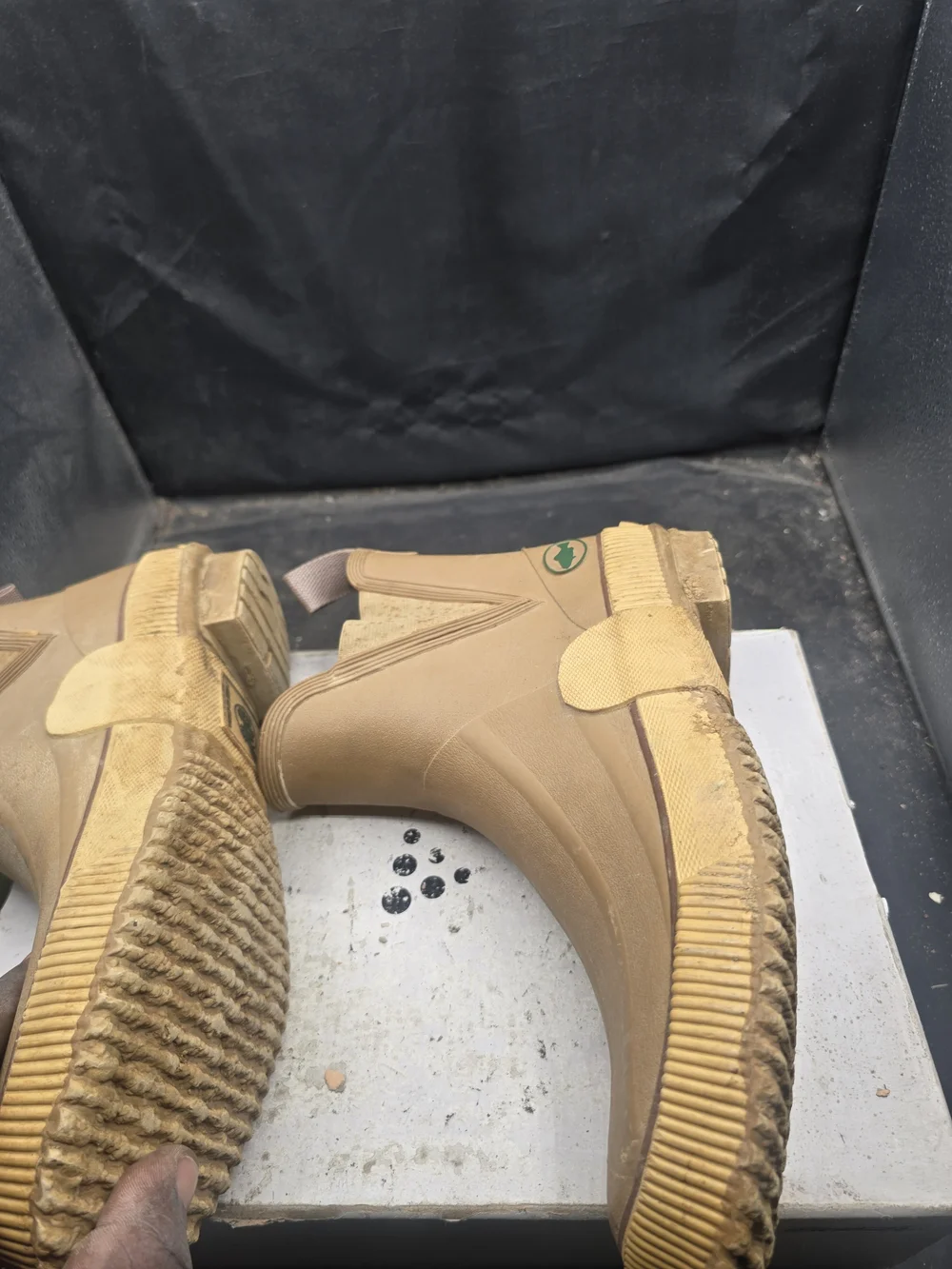 Georgia Boot Tan Waterproof Pull-On Rain & Snow Boots